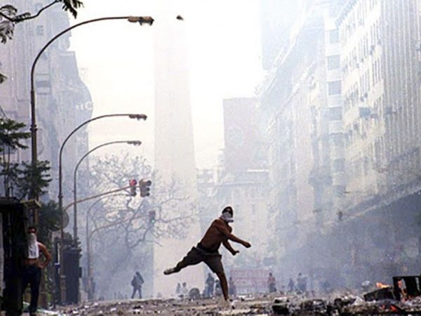 Foto de Enrique García Medina, 20 de diciembre de 2001